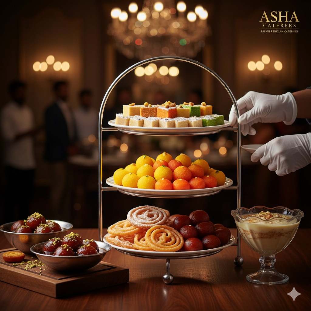 Elegant buffet setup